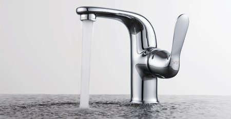 Комплект для ванной D&K Ambrosius Rhein DA1340001SET 4 в 1, три смесителя + душевой гарнитур 