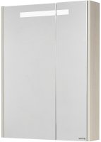 Зеркальный шкаф Aquaton Верди PRO 60 1A206902VDAV0 с подсветкой Белый Ясень фабрик