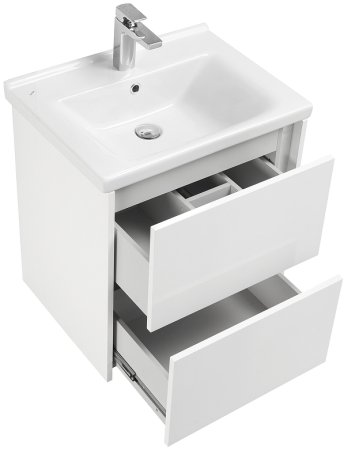 Тумба под раковину Aquaton Стоун 60 1A231401SX010 подвесная Белая 