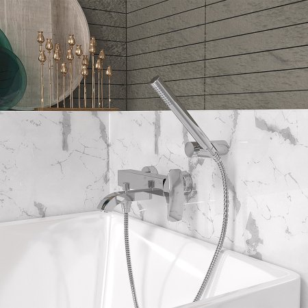 Смеситель для ванны Paini F1CR105KM Хром 