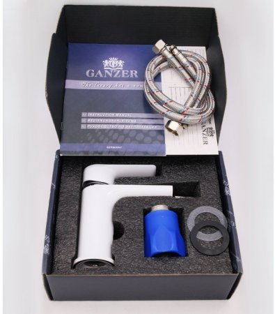 Смеситель для биде GANZER SUSANNE GZ21051F WHITE/CHROME 