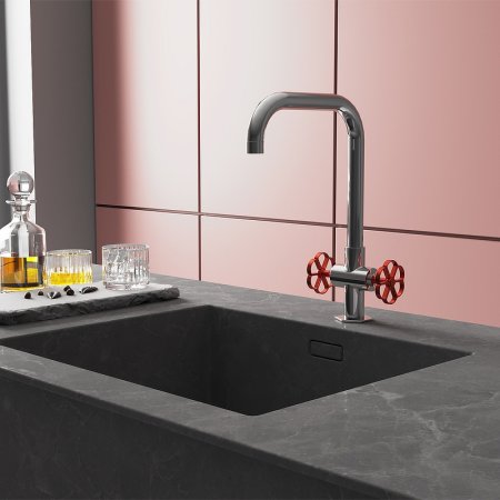 Смеситель для кухни Paini Garage 72CR490RB599BREPT Хром 