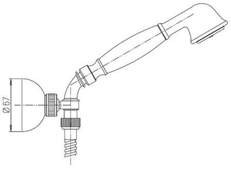 Душевой гарнитур Paini Liberty 17F3131 Старая бронза 