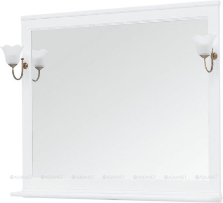 Зеркало Aquanet Валенса NEW 120 белый 