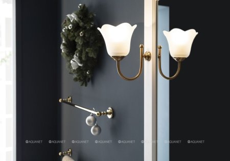 Зеркало Aquanet Валенса NEW 120 белый 