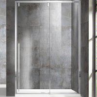 Душевая дверь Vincea Lugano 140 VDS-1L140CL-1 профиль Хром стекло прозрачное