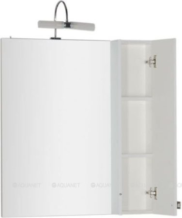 Зеркало-шкаф Aquanet Честер 85 белый 