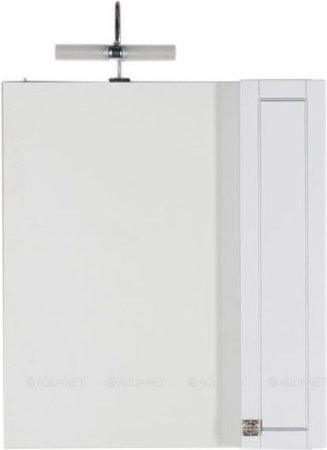 Зеркало-шкаф Aquanet Честер 85 белый 