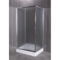 Душевой уголок Esbano ESD-8021 с поддоном 120x80 см, профиль хром, стекло рифленое