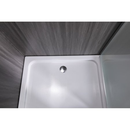 Душевой уголок Esbano ESD-8021 с поддоном 120x80 см, профиль хром, стекло рифленое 