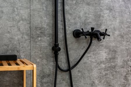 Душевая система Orange Mia M34-933b Черная 