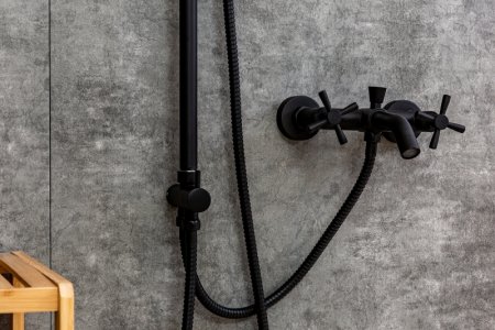 Душевая система Orange Mia M34-933b Черная 