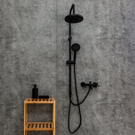 Душевая система Orange Mia M34-933b Черная 