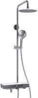 Душевая система WasserKRAFT A113.067.101.CH Thermo с термостатом Хром Белая