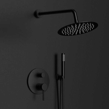 Душевая система Vincea Desire VSFW-1D1MB Черная матовая 