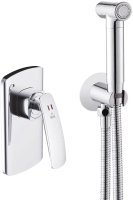 Гигиенический душ со смесителем Rose R1105, хром