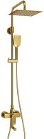Душевая система WasserKRAFT A155.198.201.BG Золото матовое