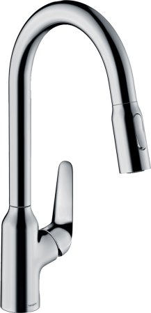 Смеситель Hansgrohe Focus M42 71800000 для кухонной мойки, хром 