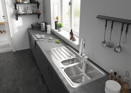 Смеситель Hansgrohe Focus M42 71800000 для кухонной мойки, хром 