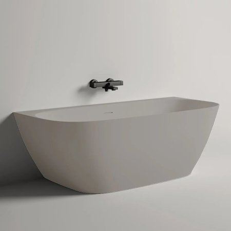 Ванна из искусственного камня Salini Sofia Wall 170х80 102522MRF покраска по RAL полностью матовая 