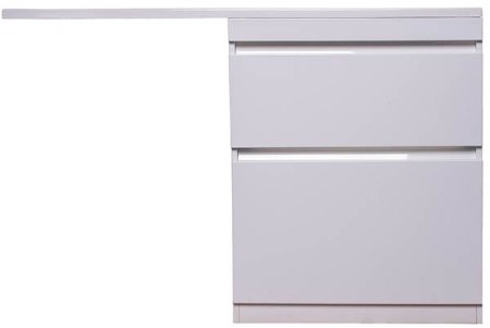 Тумба под раковину Style Line Даллас 130 Люкс Plus Белая 