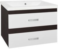 Тумба под раковину Style Line Сакура 80 Люкс Plus подвесная Белая Венге