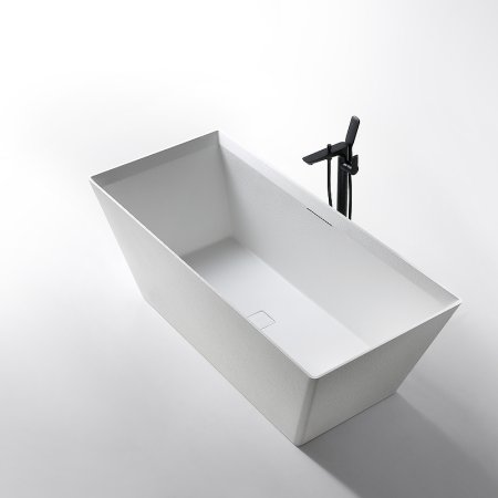 Ванна из искусственного камня Abber Berlin 170x75 AM9912 Белая без гидромассажа 