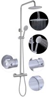Душевая система с термостатом FASHUN A52427, сатин