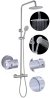 Душевая система с термостатом FASHUN A52427, сатин 