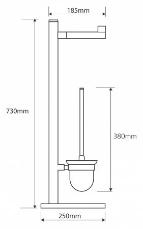 Стойка Bemeta Omega 104836012 