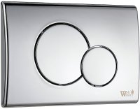 Клавиша смыва WeltWasser WW Marberg 507 RD 10000005952 Хром матовый
