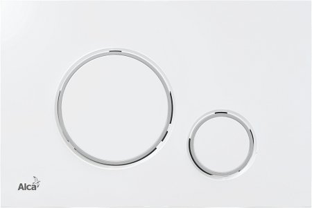 Кнопка смыва AlcaPlast THIN M770 белый / хром глянцевый 