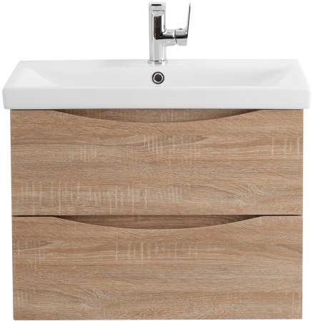 Тумба с раковиной BelBagno MARINO-CER-700-2C-SO-WO-P Rovere Bianco 