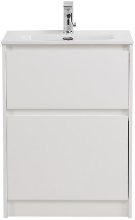 Тумба с раковиной BelBagno KRAFT39-500/390-2C-PIA-BO Bianco Opaco 