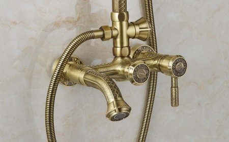 Душевая стойка Zorg Antic A 201DS-BR 