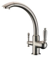 Смеситель для кухонной мойки Zorg Clean Water ZR 314 YF-33 satin