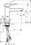 Смеситель Hansgrohe Metropol 74506000 для раковины 
