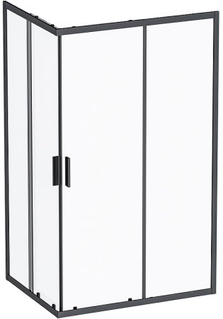 Душевой уголок AM.PM Gem S 120х90 W93G-404-120290-BT профиль Черный матовый стекло прозрачное 