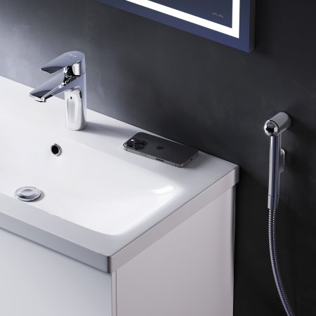 Смеситель для раковины AM.PM Gem F90A03000 с гигиеническим душем Хром 