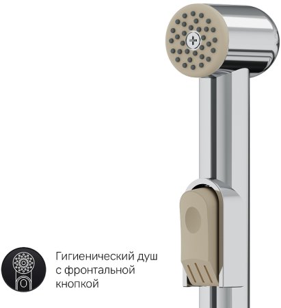 Смеситель для раковины AM.PM Gem F90A03000 с гигиеническим душем Хром 