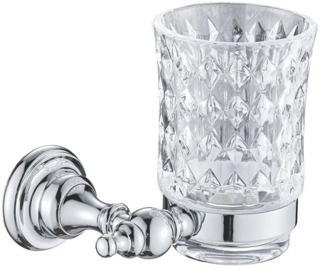 Стакан для ванной комнаты Rose RG1112, хром 