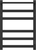 Полотенцесушитель электрический APEXTERMO Terra TR11164BM 600x400 с крючками и полкой, черный матовый