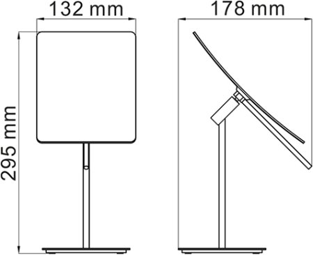 Косметическое зеркало WasserKRAFT K-1006 с 3-х кратным увеличением 