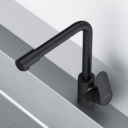 Смеситель для кухни AM.PM Like F8005722 Черный 