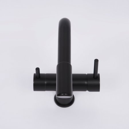 Смеситель WasserKRAFT A8367 для кухонной мойки, черный 