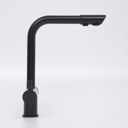 Смеситель WasserKRAFT A8367 для кухонной мойки, черный 