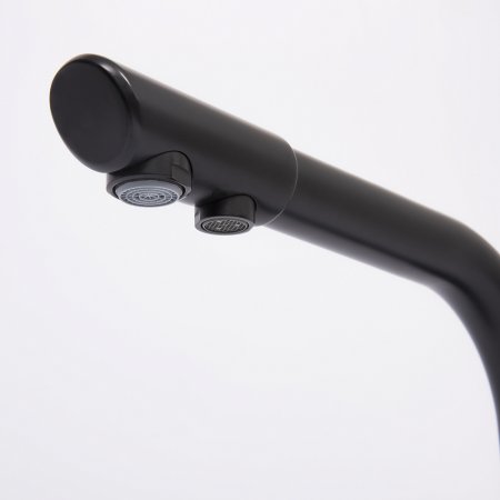 Смеситель WasserKRAFT A8367 для кухонной мойки, черный 