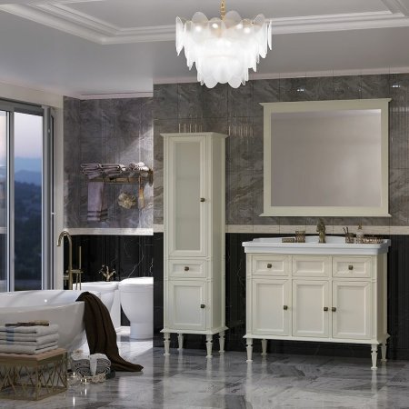 Шкаф пенал Opadiris Кантара 46 L 00-00004342 Слоновая кость 