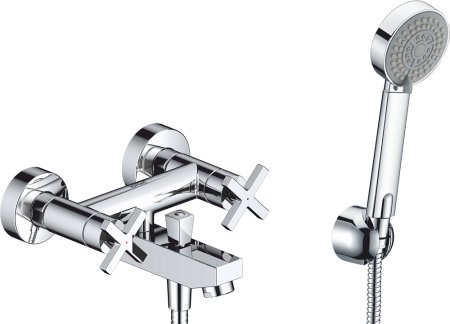 Смеситель WasserKRAFT Weser 7801 для ванны с душем 