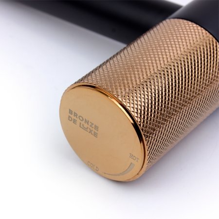 Смеситель для раковины Bronze de Luxe Avantgarde 2010MH Черный Розовое золото 